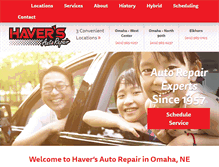 Tablet Screenshot of haversauto.com